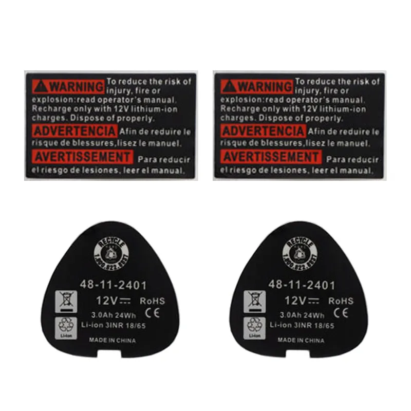 

Наклейка для аккумулятора Milwaukee M12