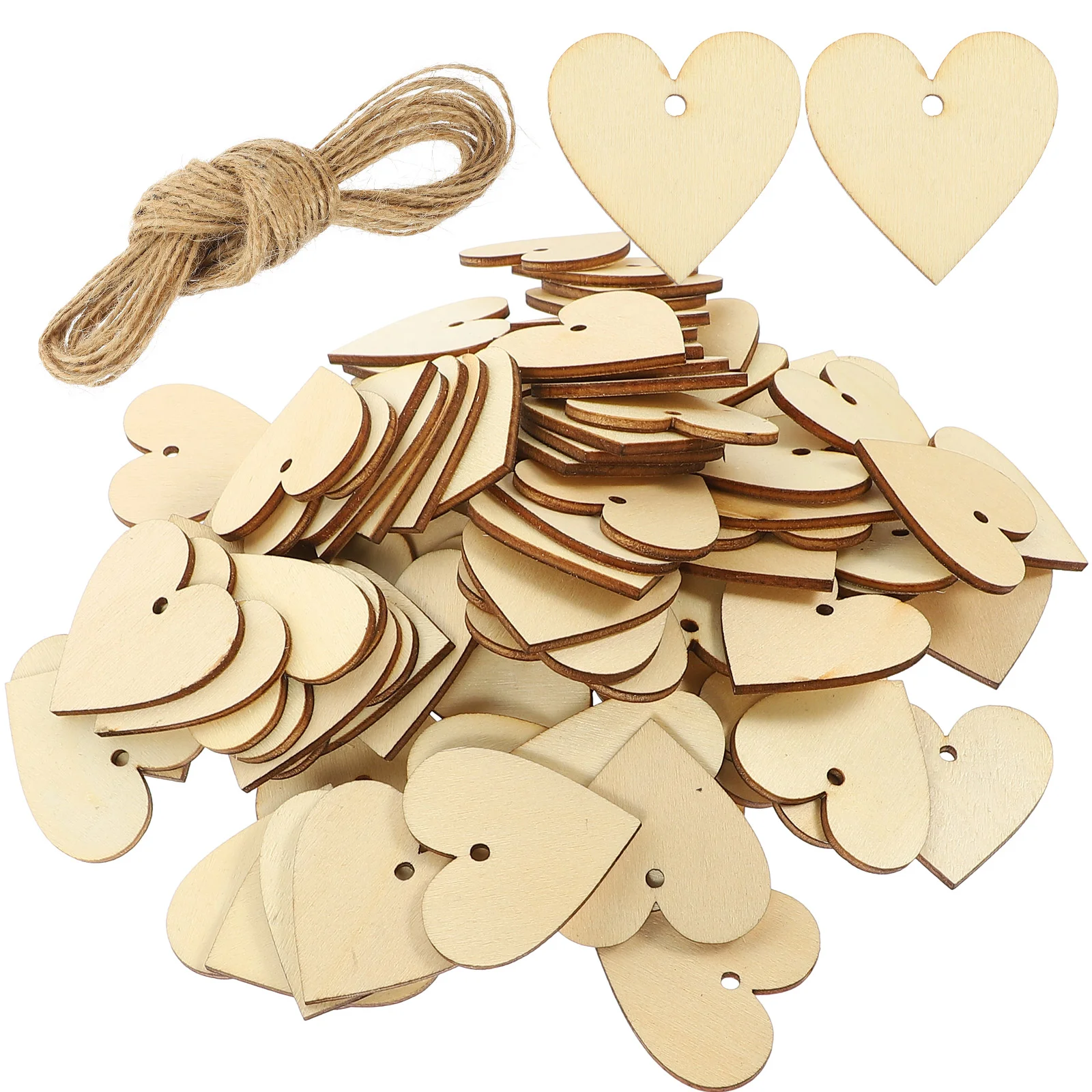 

Wood Heart Wooden Pieces Slices Hearts Unfinished Shaped Blank Ornaments Tags Decor Asthetically Bedroom Tag Crafts