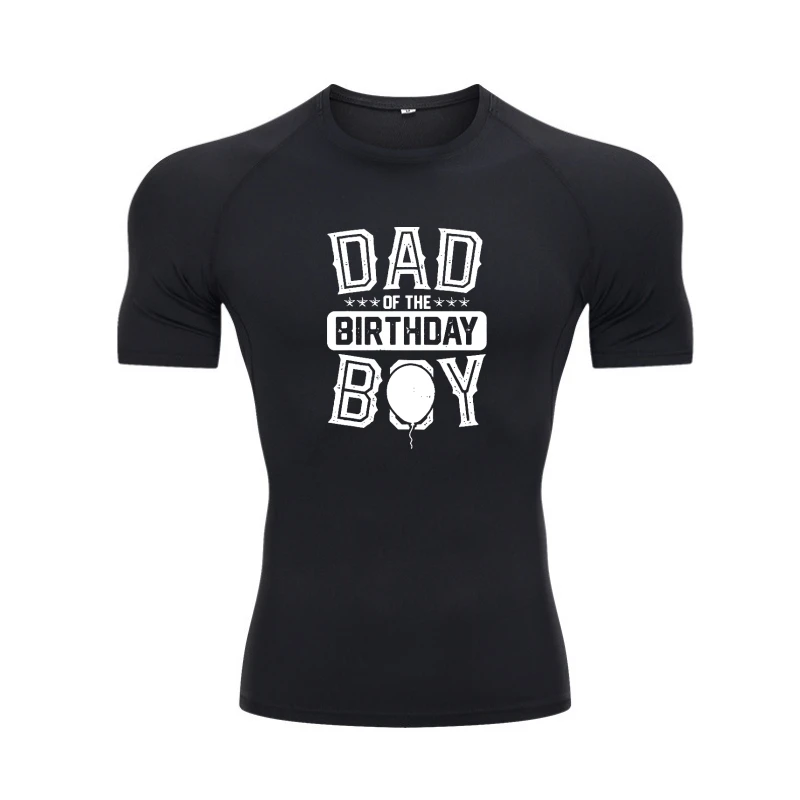 

Мужская забавная футболка "Папа дня рождения"