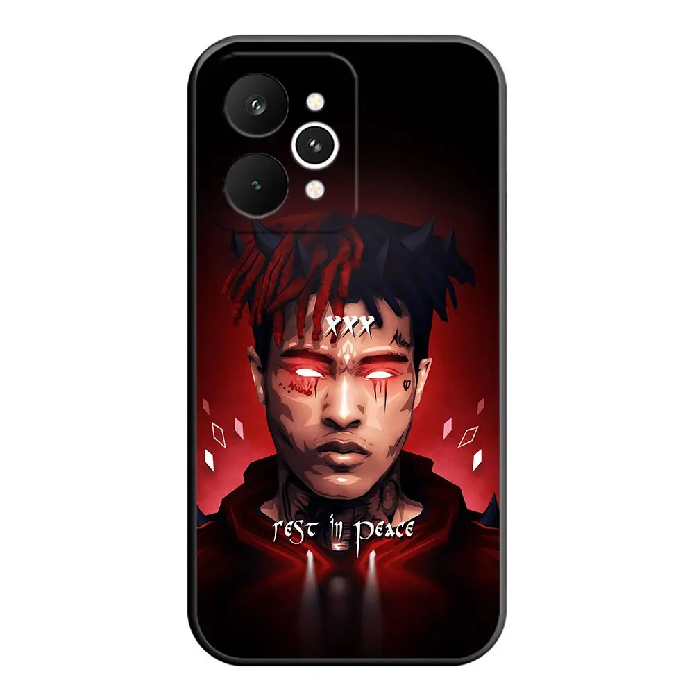 Чехол для телефона OPPO Realme 16 15 15T 14 13 12 11 10 9 9I 8 8I 7 7I NOTE 80 PRO PLUS, чехол-накладка с изображением рэпера X-XXXTentacion (art.: 3920dbd4fdf8f) - 3920dbd4fdf8f