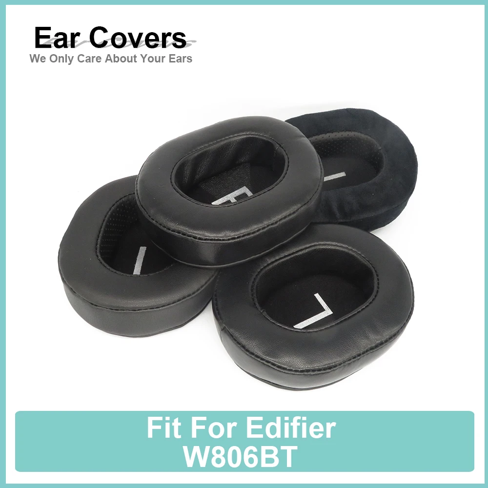 

Earpads For Edifier W806BT Headphone Earcushions Protein Velour Sheepskin Pads Foam Ear Pads Black Comfortable