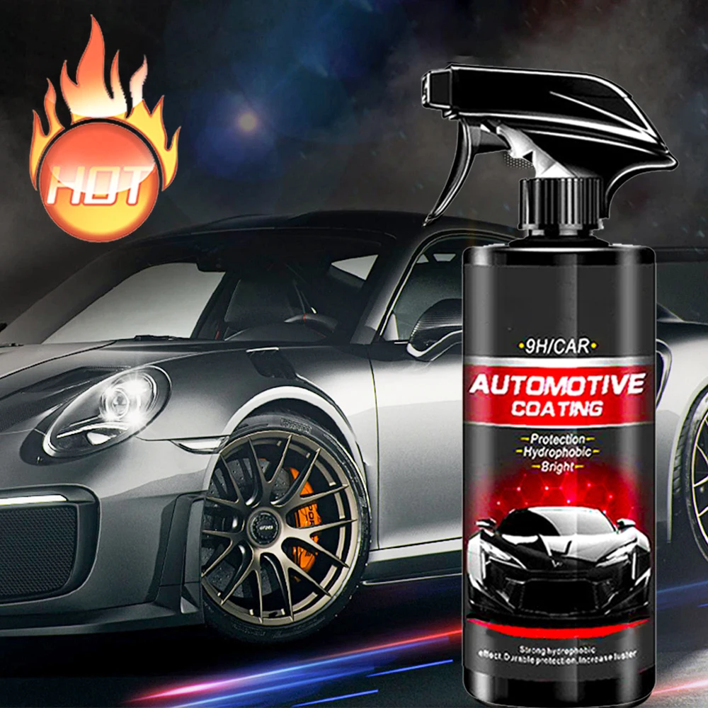 

500ml Car Ceramic Coating Top Coat Quick Nano-Coating Wax Car Paint Waterproof Agent Paint Care Nano Hydrophobic Coating
