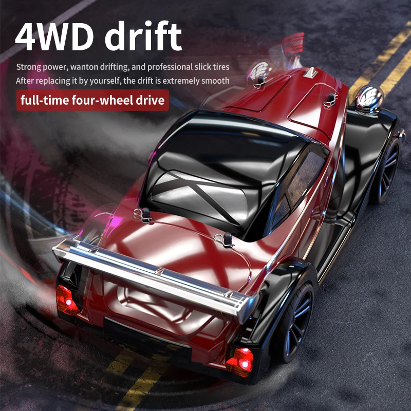 

35km/H High Speed Electric 1/16 2.4G 4WD R/C Racing on-road Drift Car removoce control Hobby Vehicle RTR with LED head light