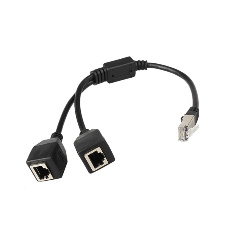 

Разветвитель RJ45, адаптер, кабель 1 штекер-2 гнезда, Разъем LAN Ethernet