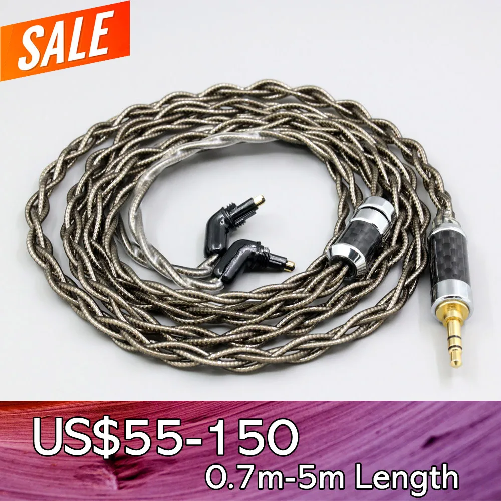 99% Pure Silver Palladium + Graphene Gold Shielding Earphone Cable For Sony MDR-EX1000 MDR-EX600 MDR-EX800 MDR-7550 LN008194 enlarge