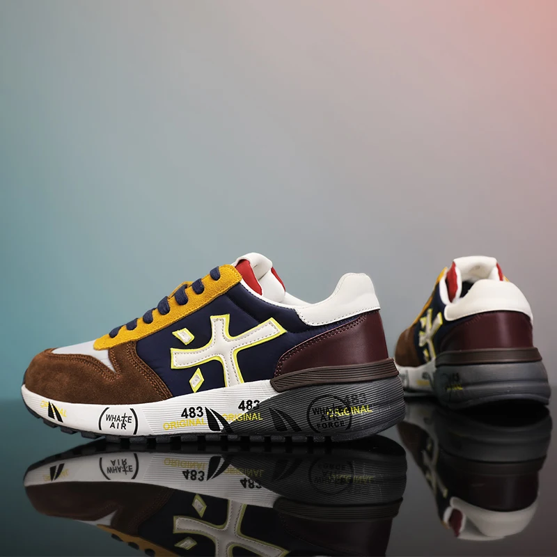 

Новинка 2024, роскошные мужские кроссовки для активного отдыха, спортивная обувь для бега, дышащие легкие удобные спортивные кроссовки, обувь