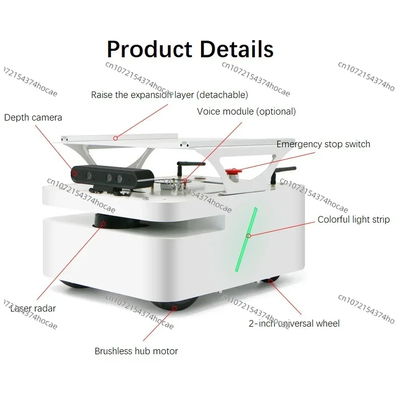 S100 Робот с открытым исходным механизмом и автоматической подзарядкой ROS