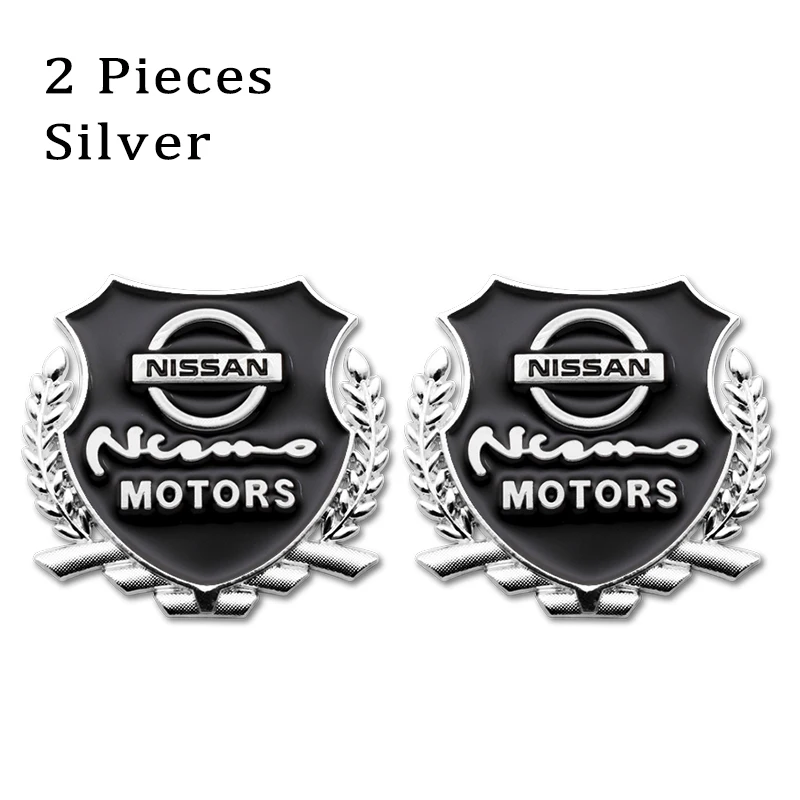 

2 шт. 3D металлические наклейки на крыло автомобиля, багажник, эмблема, наклейка для Nissan X-Trail Qashqai J10 J11 T32 T31 ПРИМЕЧАНИЕ Juke Patrol Micra Leaf