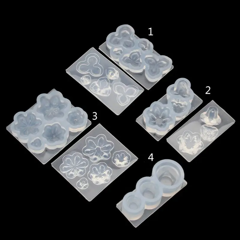 

Mini Size Flower Succulent Plants Flowerpot Silicone Resin Mold Art Craft Tools L21E