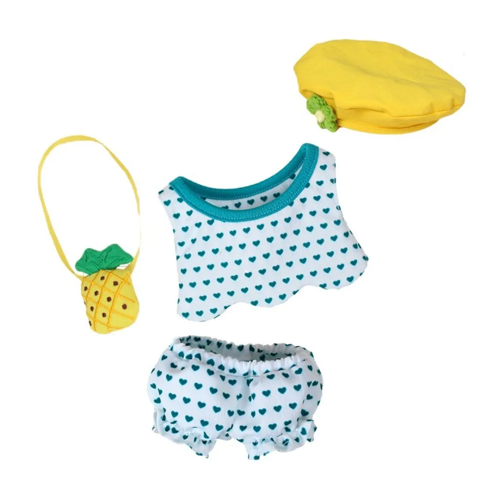 1 комплект хлопковая одежда для кукол с ананасом 20 см