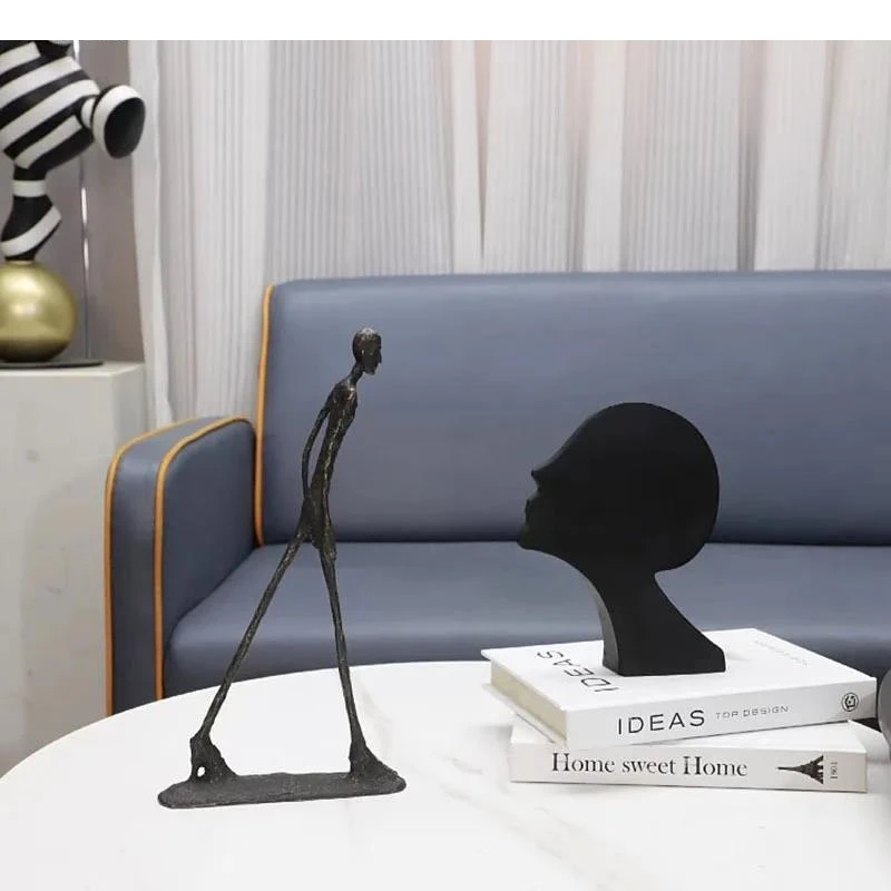 Металлические чугунные персонажи акробатики статуя украшение для стола фигурки