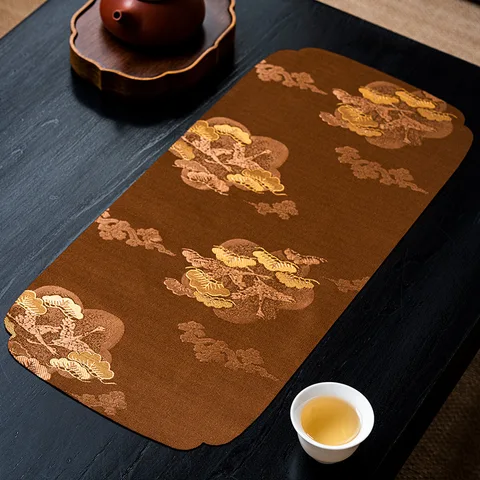 Скатерть для чайного столика Zen Tea, флаг, водонепроницаемый коврик для стола, японские маленькие чайные сиденья, аксессуары, подставка под чашку, посуда для чайной церемонии