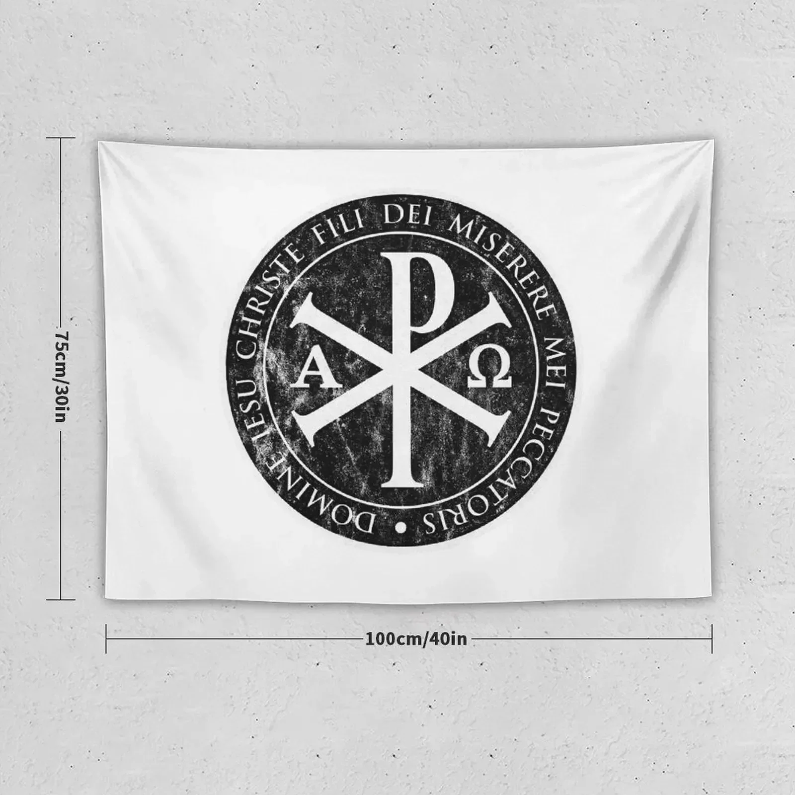 Рождественский Иисус IESU черный подарки для католиков христианские крест гобелен