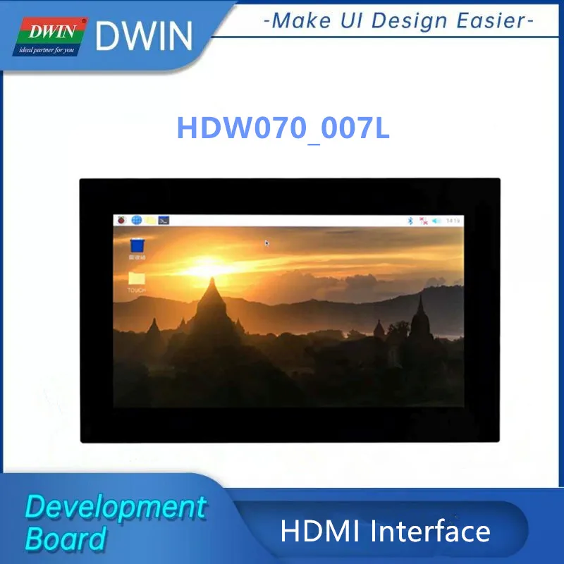 

7-дюймовый HDMI-дисплей, сенсорный экран 1024x600, ЖК-модуль с платой драйвера, экран Raspberry Pi IPS