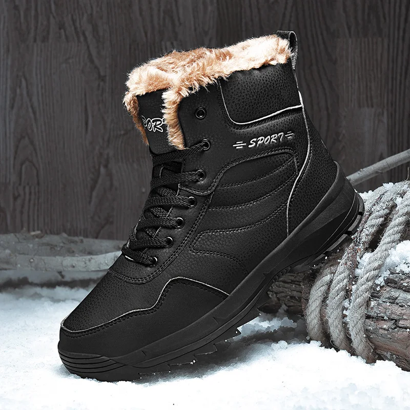 

Женские зимние ботинки из хлопка, теплые зимние ботинки, новинка, мужские Нескользящие походные ботильоны, классические модные кроссовки