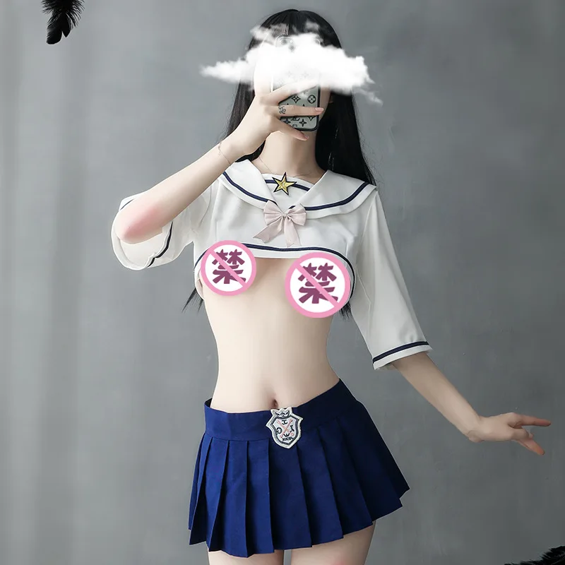 

Fun lingerie uniform seductive sailor female perspective role-playing JK sexy uniform set character