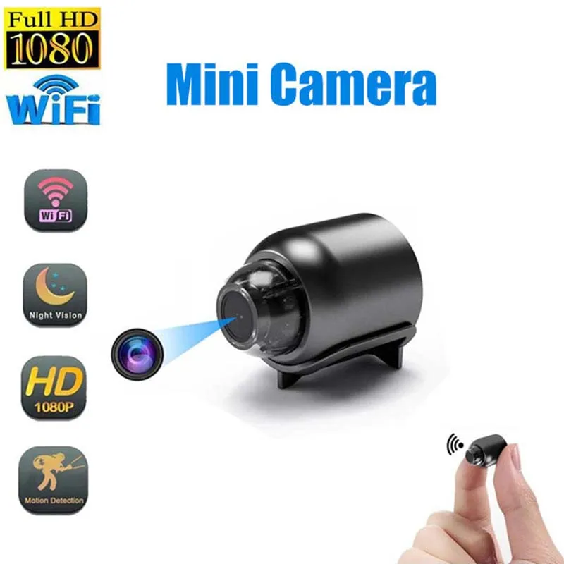 1080P Mini Camera Wifi IP Camera Security Protection Night Vision Motion Detect Surveillance Cam DV Recording Camcorder for Home