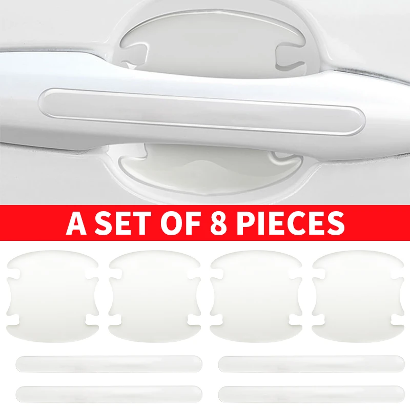 

Universal Invisible Transparent Car Door Handle Scratches Protective Protector Films Handle Protection Sticker Car Goods Decor