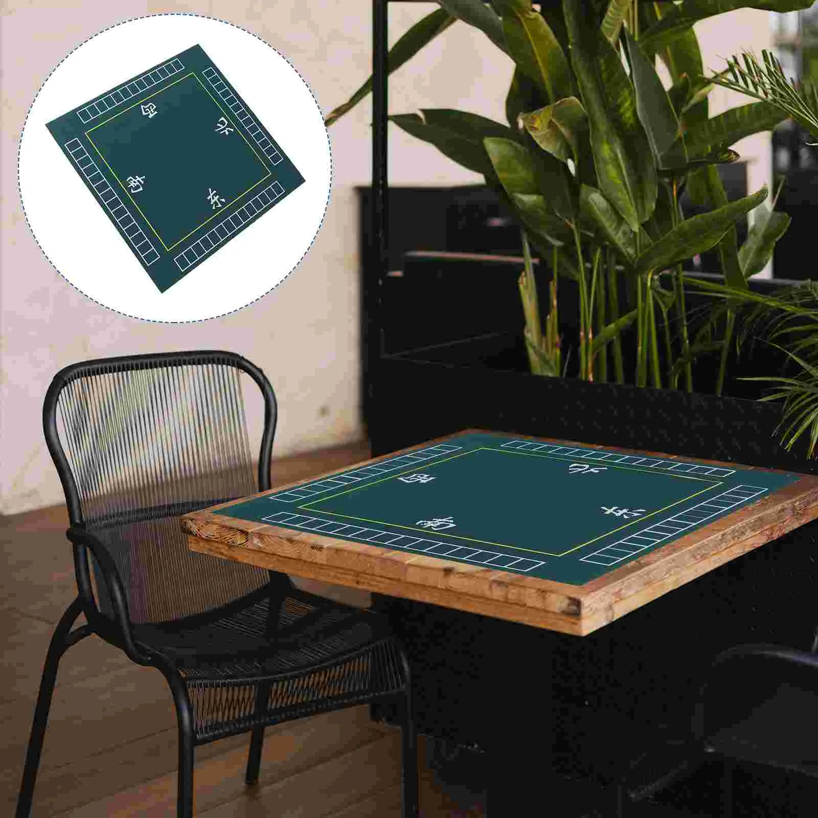 

1pc Mat Tile Games Mats Games Table Cover Mahjong Mats for Mah-jongg Domino Paigow