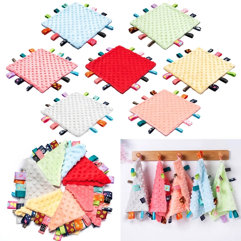 

Детские Красочные бирки, успокаивающее полотенце, нагрудники для кормления, мягкий успокаивающий прорезыватель, удобное одеяло для безопа...