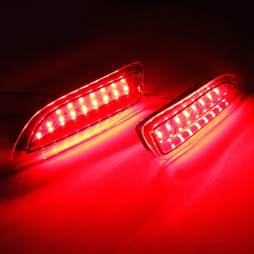 

Автомобильный Светодиодный отражатель для заднего бампера, 2 шт., светильник п-сигнал, стоп-сигнал, стоп-сигнал, противотуманная фара для Toyota...