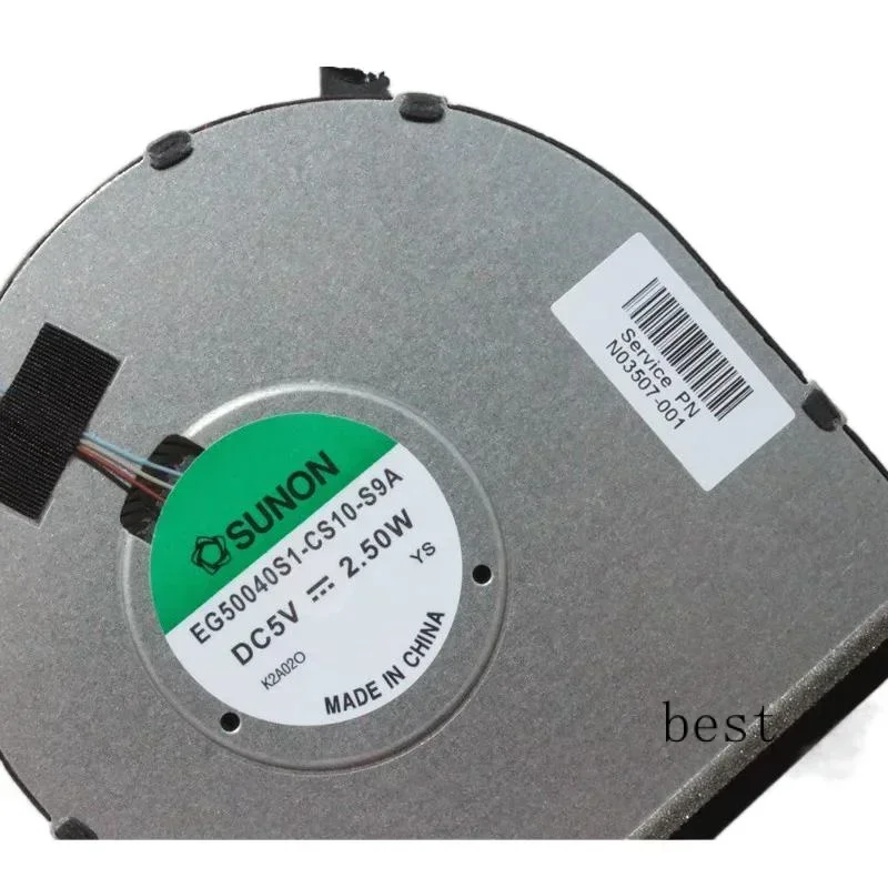 WYORESY Новый вентилятор процессора ноутбука для HP Pavilion 15-eg2xxx 15-eg2100tu i5-1240P TPN-Q245 Sunon