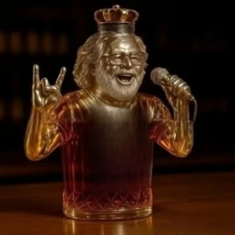 Фото Grateful Dead Jerry Garcia бутылка для виски украшение для бара бутылка для дисплея украшение для дома и ресторана бутылка для хранения вина №1