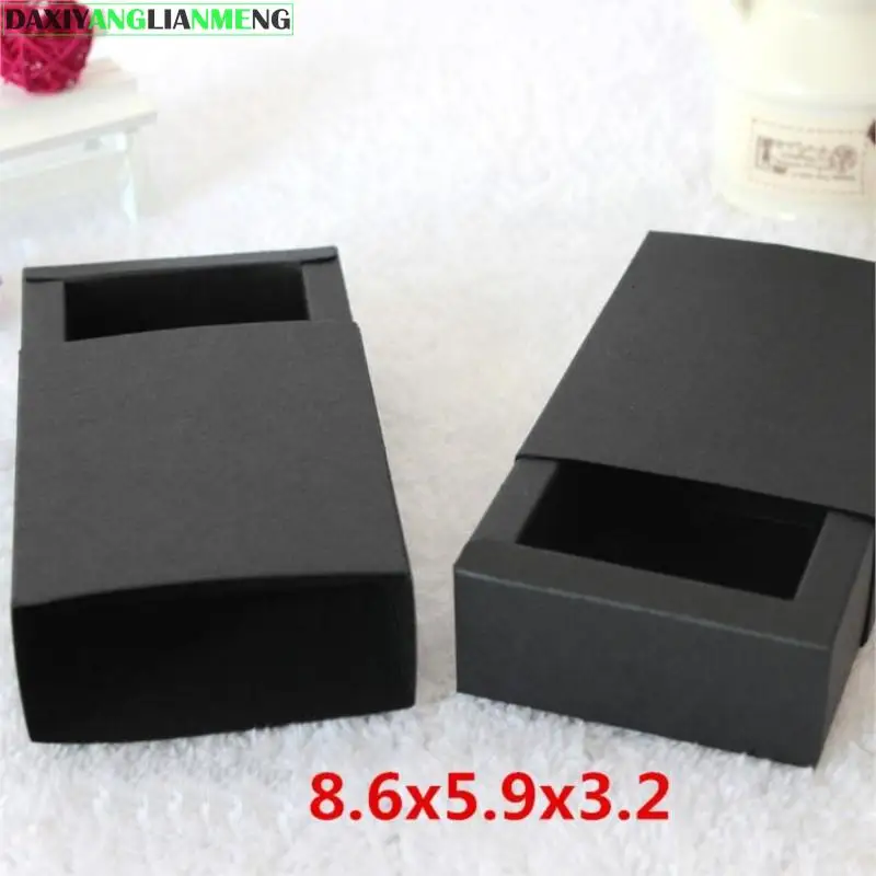 

Paper Storage Box Tubes 20pcs/pack 8.6x5.9x3.2cm Black Paperboard,kraft Card Wedding,wedding &