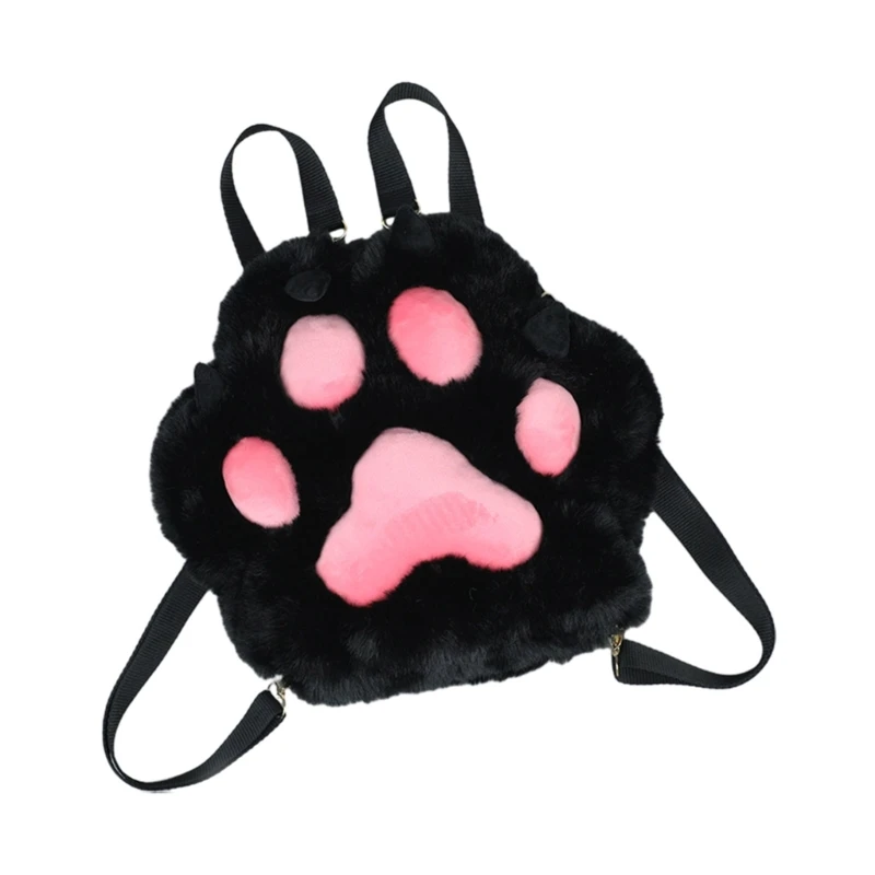 

Женский пушистый кошелек, сумка-мессенджер, мультяшная форма, искусственный мех, плюшевая животная форма, сумка через плечо, на