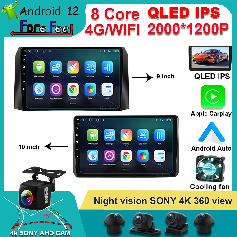 

QLED Navigation Video Car Radio Android 12 For UAZ Patriot 3 2016-2021 Multimedia iPhone wireless Carplay GPS Sony cam DSP IPS