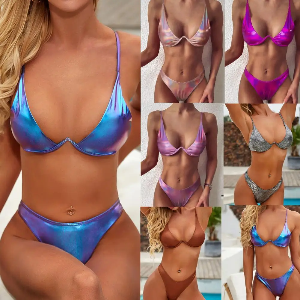 

Fadeless 1 Set Attractive Elegant Bracket Holding Bikini Eye-catching Swimwear Exquisite for Beach