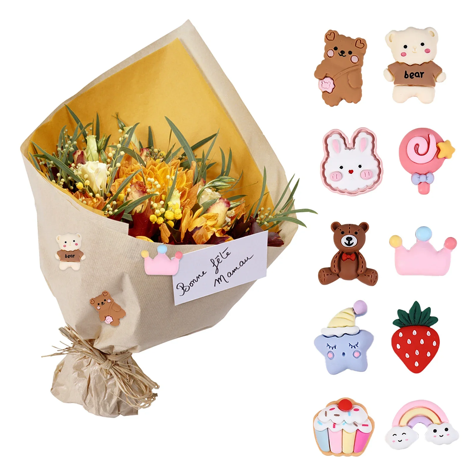 3D Самоклеящиеся Наклейки Для Чашек Мультяшные Холодильника Домашний Декор