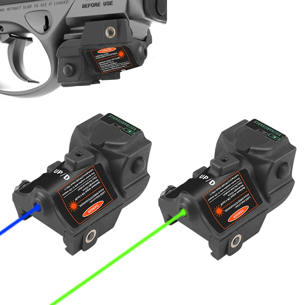 

Pistol Green Blue Dot Laser Sight Rechargeable Pistol Handgun Aiming Laser Pointer LS-L3 for Taurus G2C Glock 17 18c 19 21 CZ75