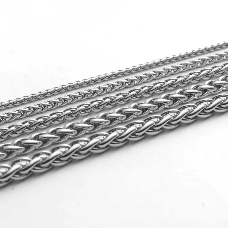 Цепочка из нержавеющей стали для мужчин ожерелье с застежкой-лобстером кулон