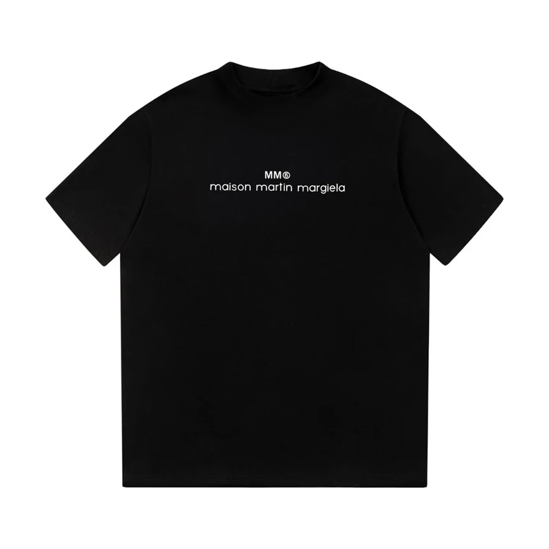 

Mm6 Margiela T-shirt Classic monogram print round neck Short sleeve Everyday casual all matching T-shirts for men and women
