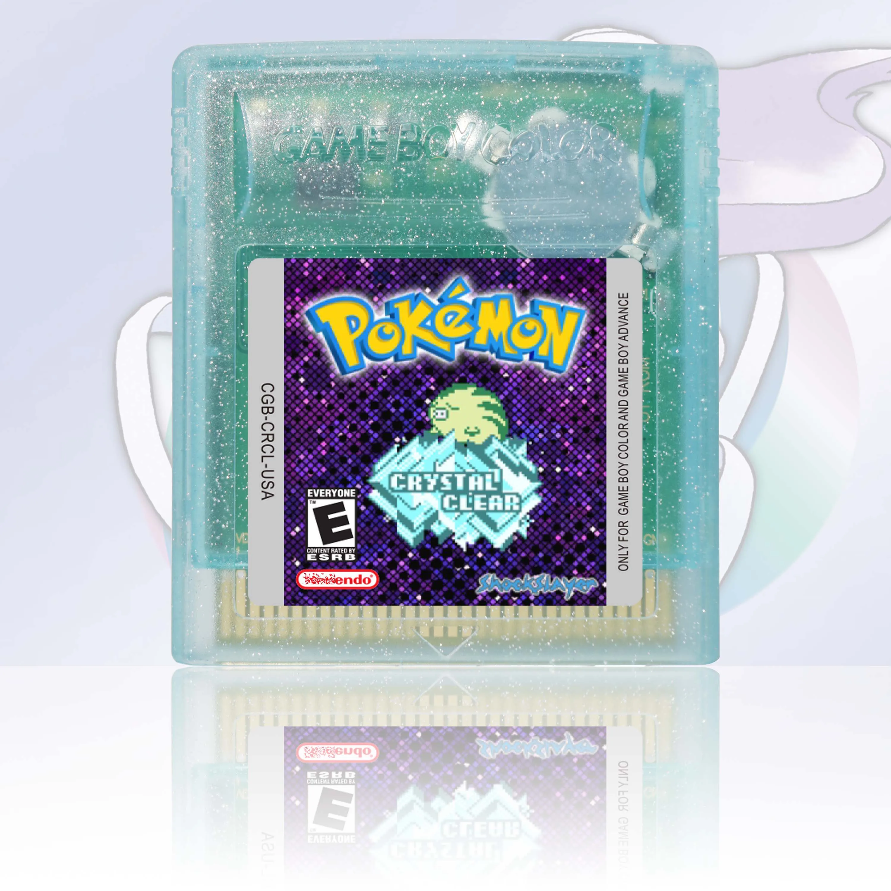 Фото Игровой картридж Pokemon Crystal Clear/Orange/Prism/Polished Series для GBC, 16-битная игровая консоль, высококачественная карта для видеоигр GBC №2