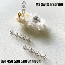 Three Stage Mechanical Keyboard Mx Switch Spring Custom Gaming Linear Tactile Spring 37g 45g 64g Holy Panda Outemu MMD Princess