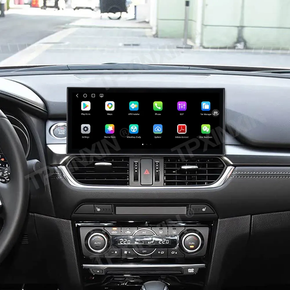 Фото 15,8-дюймовый мультимедийный центр Qualcomm для Mazda 6 Atenza 2017-2019 с Android Auto, GPS-навигацией, аудиосистемой, автомагнитолой и головным устройством №4