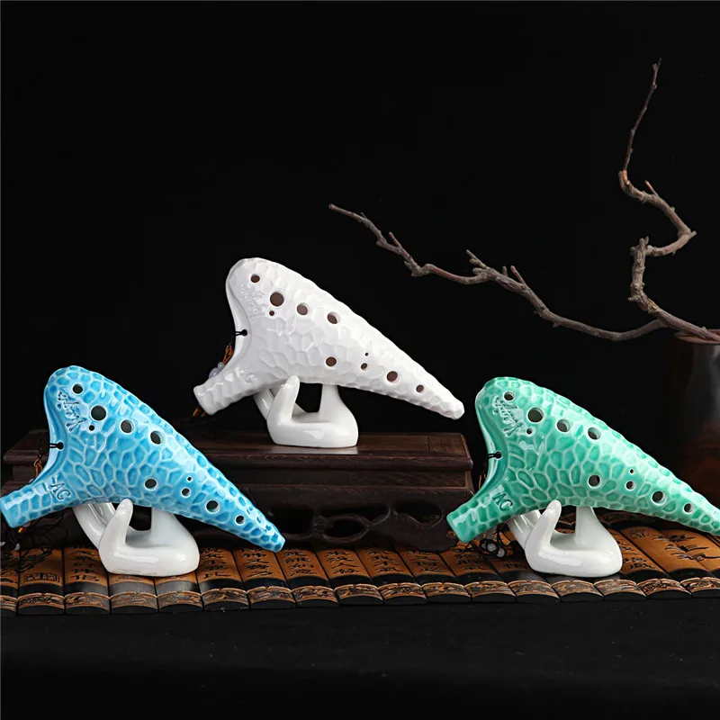 

12 Holes Alto AC Tuning Sea Wave Series Professional Ocarina