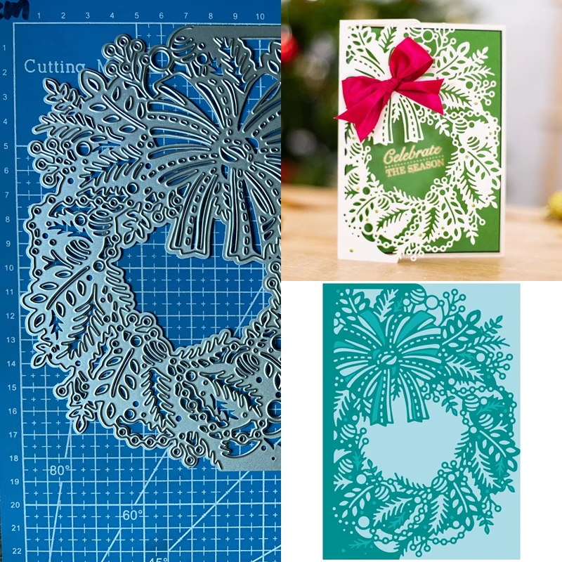 

Металлические Вырубные штампы счастливая богиня красивый венок граница Сделай Сам Скрапбукинг Фотоальбом декоративное тиснение бумажные открытки ремесла