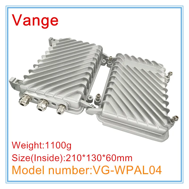 Водонепроницаемая проекционная коробка Vange IP65 210*130*60 мм алюминиевый корпус