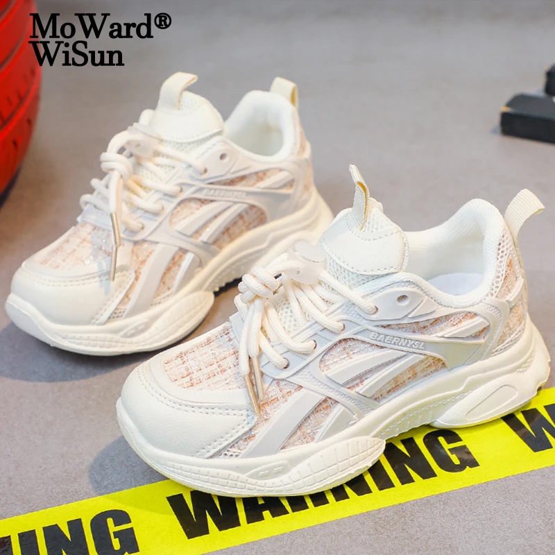 

Кроссовки детские дышащие, легкие, Нескользящие, на мягкой подошве, повседневная спортивная обувь для девочек и мальчиков, Размеры 26-37