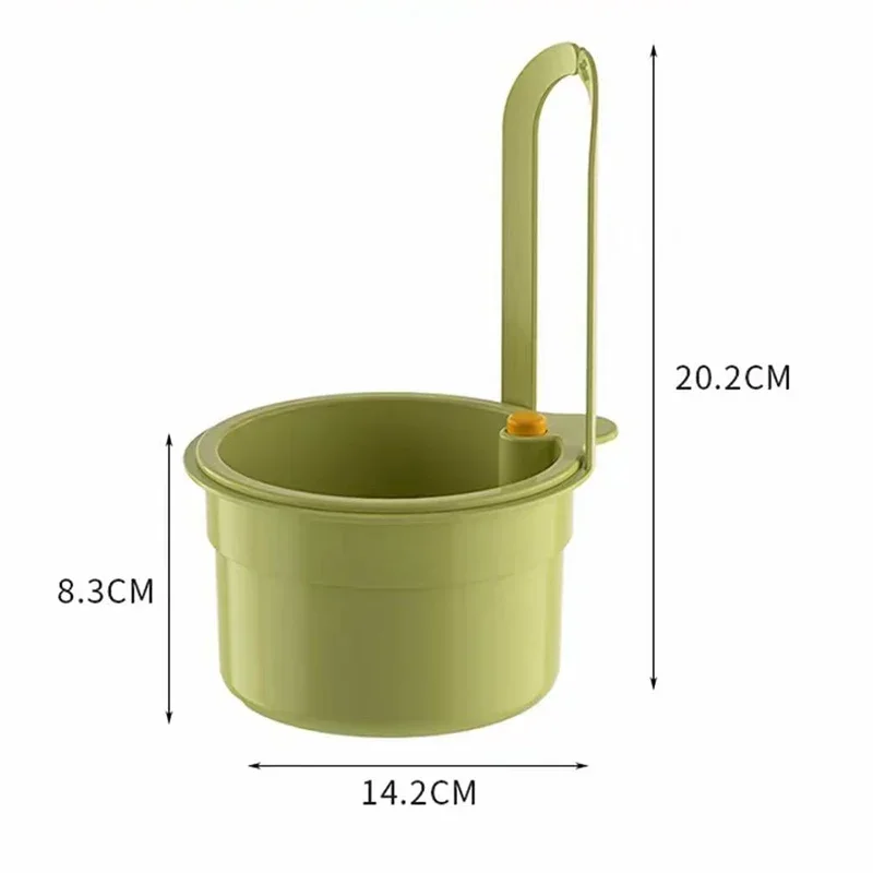 

Креативная подвесная корзина-сето для раковины, открывающаяся нижняя крышка, съемный кухонный фильтр для мусора, многофункциональный, быстрый слив