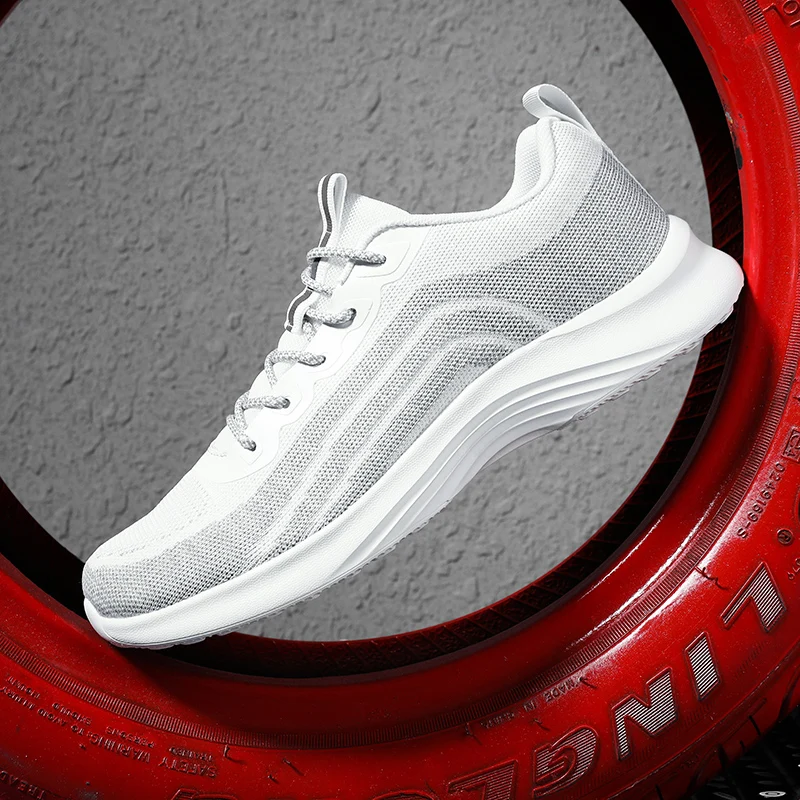 

Men's Sneakers 2022 New Mens Running Shoes Casual Summer White Lightweight Walking Shoes Breathable Tenis Shoes Zapatillas