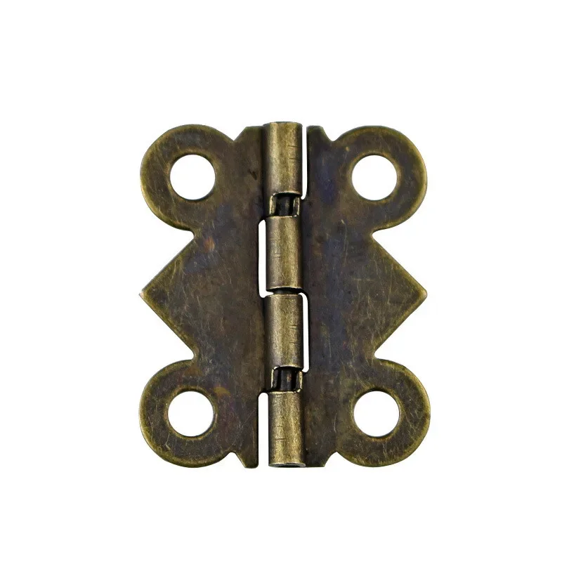 Мини-петли для мебели бронзовые, золотые, серебряные 30 шт