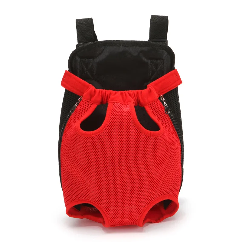Pet bag cat and dog backpack breathable pet backpack pet chest bag pet outdoor portable mesh backpack