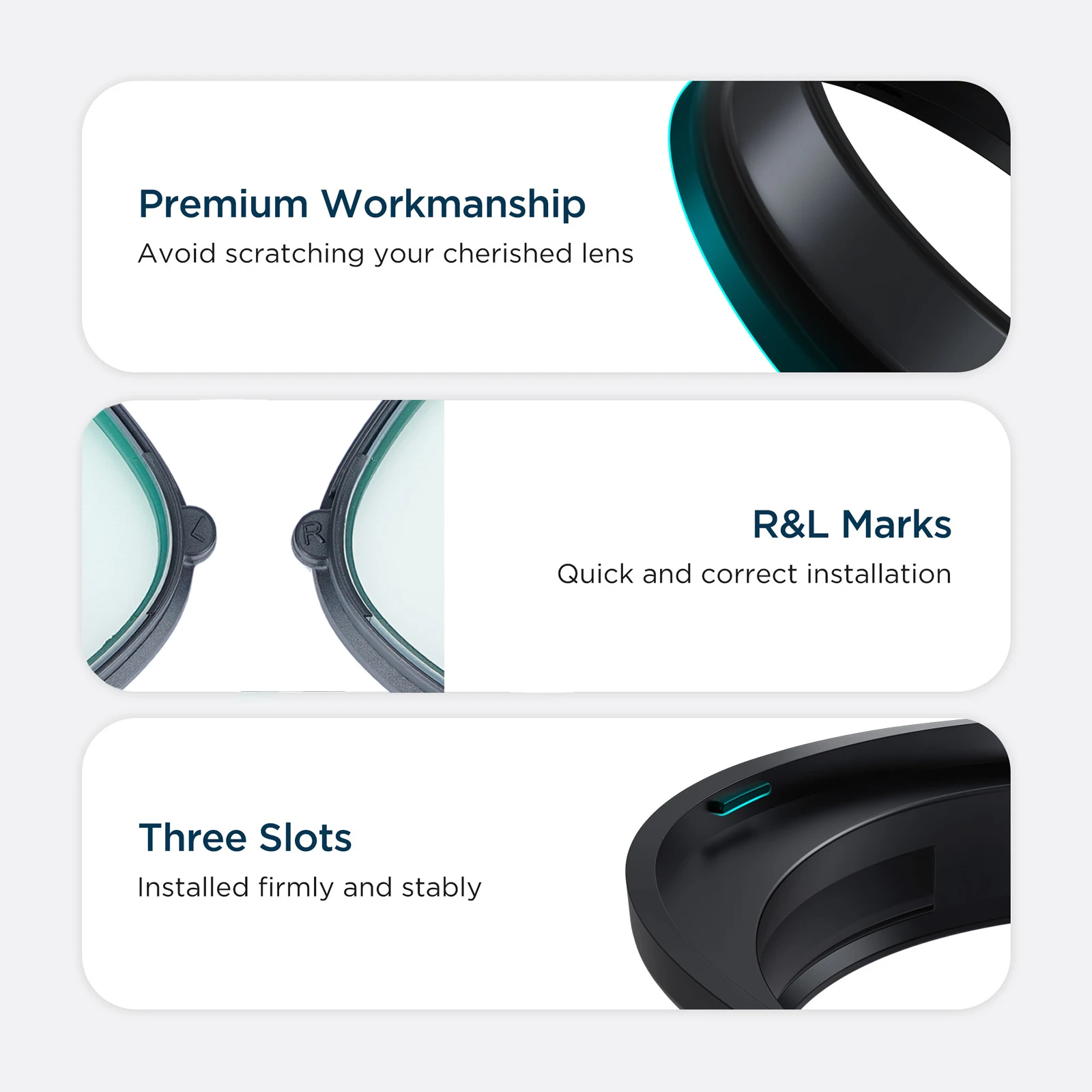 VR Glasses Prescription Lenses for Oculus Quest 2 Myopia Lens Magnetic Eyeglass Anti Blue Light Protect The Lens Accessories