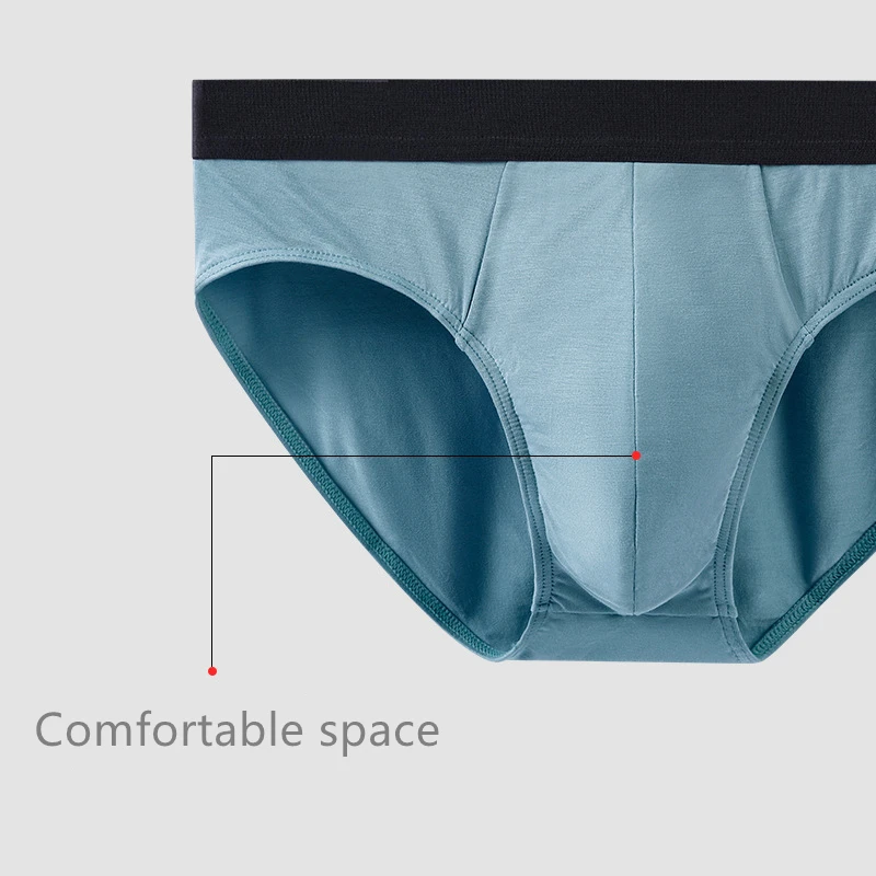 Men's Underwears Briefs 60S Modal Male Panties Soft Underpants Cozy Man Briefs Grade Antibacterial Crotch  Shorts