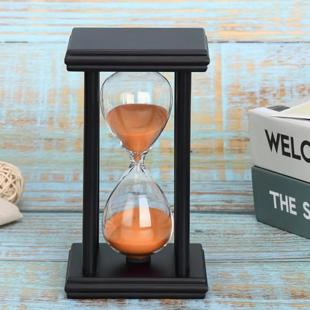 

Sand Clock Timer 5/15/30min Wooden Sandglass Kitchen School Hourglass Home Decor