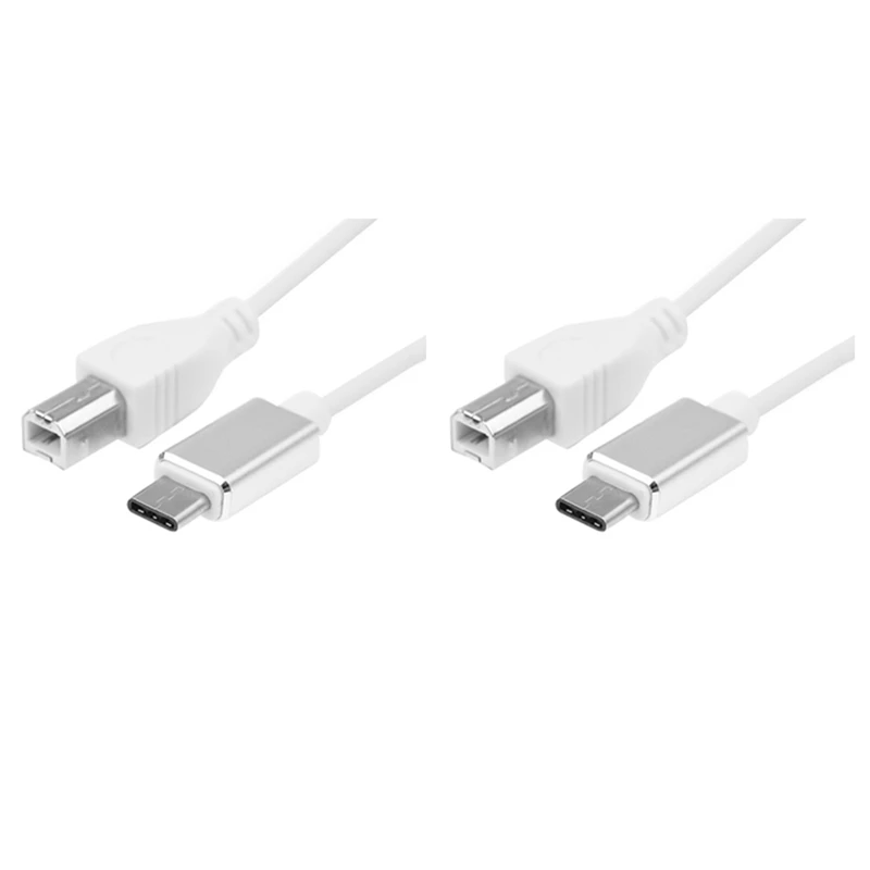 

2X миди-кабеля USB типа B для разъема типа C, кабель адаптера, аудио кабель пианино